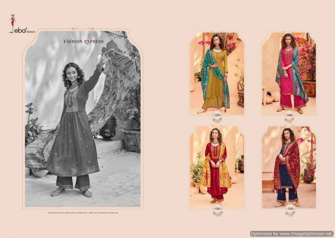 Eba Zora Heavy Designer Festive Wear Silk With Embroidery Salwar Kameez